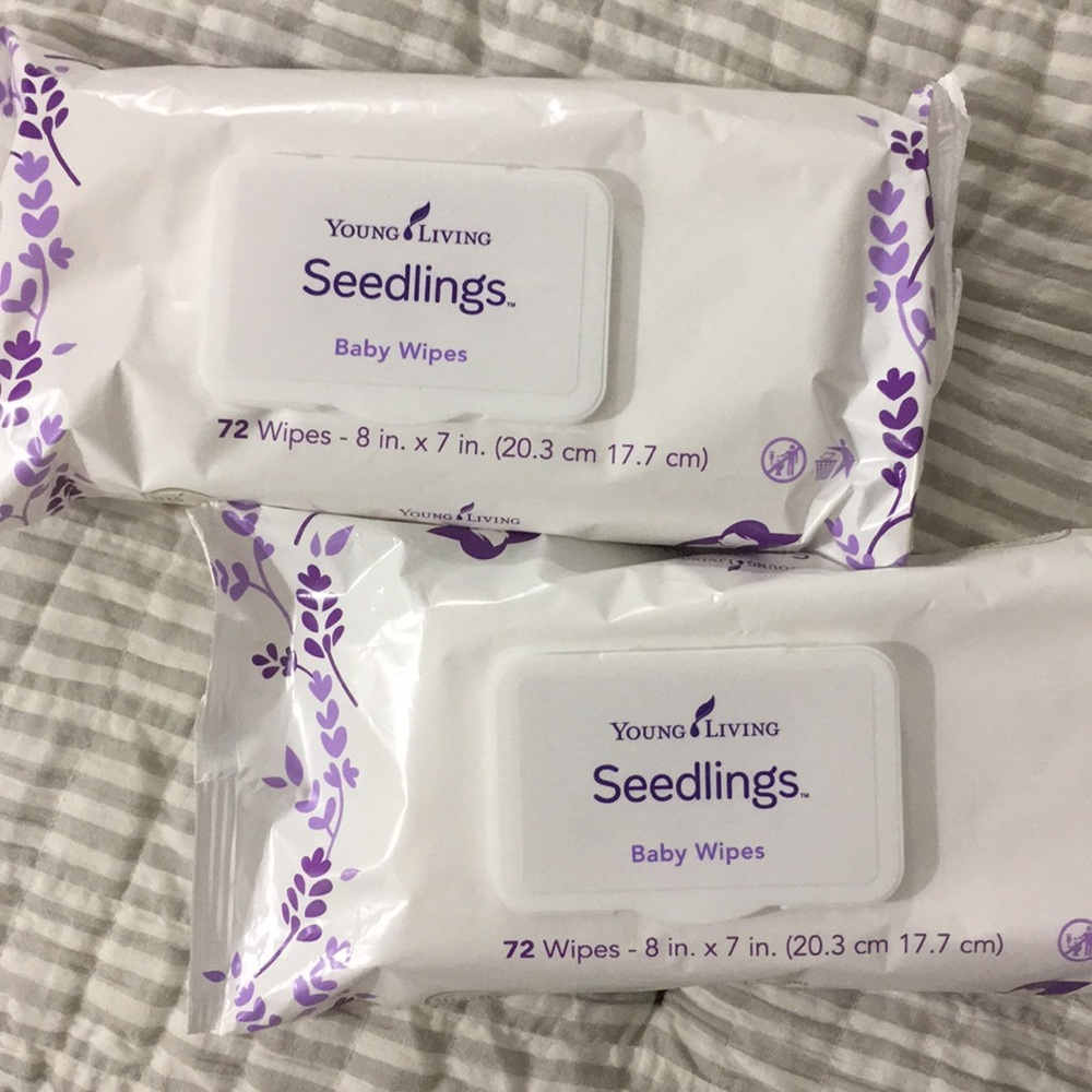 UNUSED Young Living Seedlings Wipes